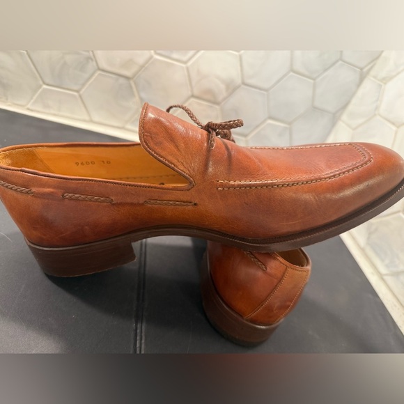 Calzoleria Harris Firenze Tassel Leather Loafer Shoe Men Sz 10 Handcrafted Italy main image 9